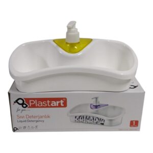 I TE500 PLAST ART SOAP DISPENSER + SPONGE HOLDER