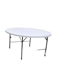 T Y160 5.25" FOLDABLE ROUND TABLE 160CM