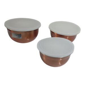 10748 T T009172 3PCS BOWL SET W. LIDS