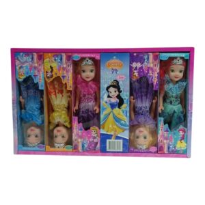 Ti 1236847 9" DOLL TOYS 6PC/SET