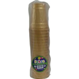 BOPP 1081 GS PARTY CUP 12 OZ GOLD