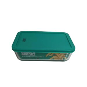 BS 40342 BS ** 1400ML RECT GLASS CONTAINER W LID