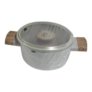 BS 11435 BS PRESS ALUMINUM CASSEROLE W LID 20CM