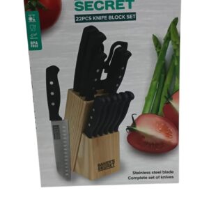 BS 40726 BS 22PC KITCHEN KNIFE SET