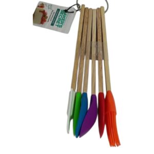 BS 40662 BS 6PC BAKING TOOL SET W WOODEN HANDLE