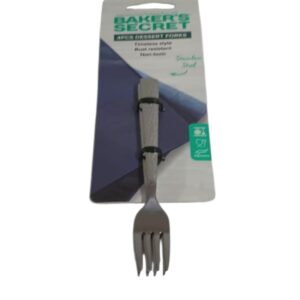 BS 41304 BS 4PC 5.6" SS CAKE FORK SET
