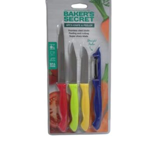 BS 40740 BS 4PC KITCHEN KNIFE SET 5", 3.5", 3" & 7.2"