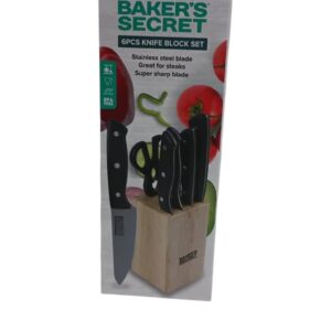 BS 40725 BS 6PC KITCHEN KNIFE SET & SCISSORS