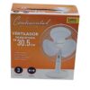 CE DFN121W CONTINENTAL 12" DESK FAN WHITE