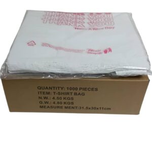 TX TSHIRT BAG "THANK YOU" TSHIRT BAG 29X16X56